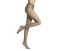 Falke Dot 15 DEN W TI Trasparenti Velati Fantasia 1 Pezzo, Collant Donna, Grigio (Lunar 3225), S