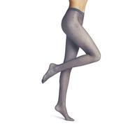 Falke Dot 15 DEN W TI Trasparenti Velati Fantasia 1 Pezzo, Collant Donna, Grigio (Pearl Grey 3248), M-L