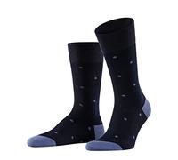 FALKE Dot M So cotone fantasia 1 paio, Calzini Uomo, Blu Dark Navy 6377, 39-42