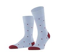 FALKE Dot M So cotone fantasia 1 paio, Calzini Uomo, Blu Light Blue 6594, 43-46