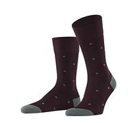 FALKE Dot M So cotone fantasia 1 paio, Calzini Uomo, Rosso Barolo 8597, 43-46