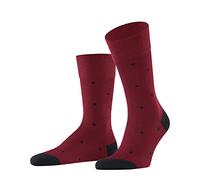 FALKE Dot M So cotone fantasia 1 paio, Calzini Uomo, Rosso Scarlet 8228, 43-46
