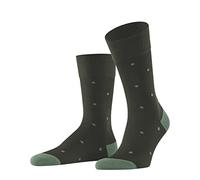 FALKE Dot M So cotone fantasia 1 paio, Calzini Uomo, Verde Military 7826, 39-42