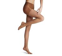 FALKE Energize 15 DEN W Ti trasparenti velati con compressione 1 pezzo, Collant Donna, Effetto pelle Powder 4069, XL