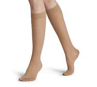 FALKE Energize 30 DEN W Kh trasparenti velati con compressione 1 paio, Calzini lunghi Donna, Effetto pelle Cocoon 4059, 37-38