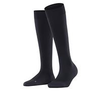 FALKE Energizer W Kh materiale morbido con compressione 1 paio, Calzini lunghi Donna, Blu Dark Navy 6379, 41-42