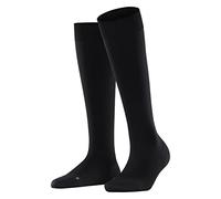 FALKE Energizer W Kh materiale morbido con compressione 1 paio, Calzini lunghi Donna, Nero Black 3009, 37-38