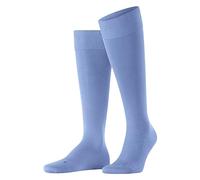 FALKE Energizing Cotton M Kh sottili con compressione 1 paio, Calzini lunghi Uomo, Blu Cornflower Blue 6554, 41-42