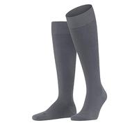 FALKE Energizing Wool M Kh lana cotone con compressione 1 paio, Calzini lunghi Uomo, Grigio Pavement 3828, 47-48