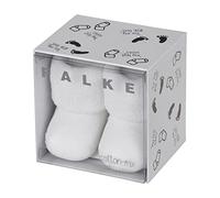 FALKE Erstling B So cotone tinta unita 1 paio, Calzini Unisex - Bimbi 0-24, Bianco White 2000, 50-56