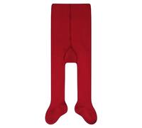 FALKE Family B TI cotone sostenibile tinta unita 1 pezzo, Collant Unisex - Bimbi 0-24, Rosso (Fire 8150) nuovo - ecologico, 50-56