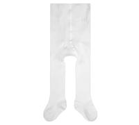 FALKE Family B Ti Cotone Sostenibile Tinta Unita, Collant Unisex - Bimbi 0-24, Bianco White 2000, 62-68