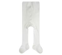 FALKE Family B Ti Cotone Sostenibile Tinta Unita, Collant Unisex - Bimbi 0-24, Bianco Off-White 2040, 50-56