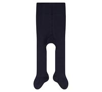 FALKE Family B Ti Cotone Sostenibile Tinta Unita, Collant Unisex - Bimbi 0-24, Blu Dark Marine 6170, 80-92