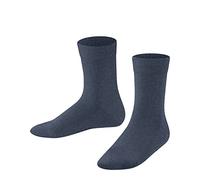 FALKE Family K SO cotone sostenibile tinta unita 1 paio, Calzini Unisex - Bambini, Blu (Light Denim 6660) nuovo - ecologico, 23-26