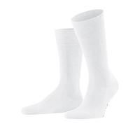 Falke Family M So cotone sostenibile tinta unita 1 paio, Calzini Uomo, Bianco White 2000, 39-42