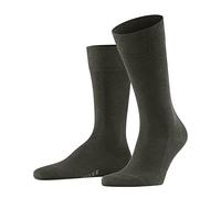 Falke Family M So cotone sostenibile tinta unita 1 paio, Calzini Uomo, Verde Military 7826, 47-50