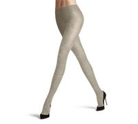 FALKE Family Rib W Ti cotone tinta unita 1 pezzo, Collant Donna, Beige Linen Melange 4541, 48-50