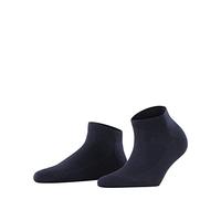FALKE Family W Sn cotone sostenibile bassi tinta unita 1 paio, Calzini corti Donna, Blu Marine 6129, 39-42