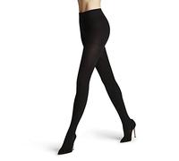 FALKE Family W Ti cotone sostenibile tinta unita 1 pezzo, Collant Donna, Nero Black 3009, 48-50