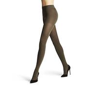 FALKE Family W Ti cotone sostenibile tinta unita 1 pezzo, Collant Donna, Verde Military 7826, 36-38