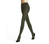 FALKE Family W Ti Cotone sostenibile Tinta Unita Collant, Artichoke Verde 7436, 40-42 Donna
