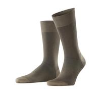 FALKE Fine Shadow M So cotone fantasia 1 paio, Calzini Uomo, Beige Silbergrau 3930, 43-44