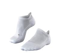 FALKE GO2 Invisible M In cotone filo funzionale antivesciche 1 paio, Calzini da golf Uomo, Bianco White 2000, 46-48