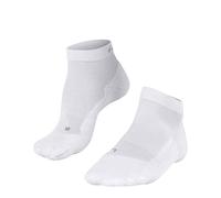 FALKE GO2 Short M Sso cotone filo funzionale antivesciche 1 paio, Calzini da golf Uomo, Bianco White 2000, 44-45