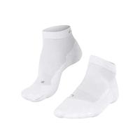 FALKE GO2 Short W Sso cotone filo funzionale antivesciche 1 paio, Calzini da golf Donna, Bianco White 2000, 35-36