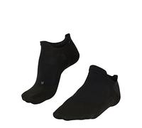 FALKE GO5 Invisible M In traspiranti antivesciche 1 paio, Calzini da golf Uomo, Nero Black 3000, 42-43