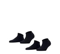 FALKE Happy 2-Pack Donna Calze pariscarpa Set di 2 paia di sneakers in cotone dark navy (6375), 39-42