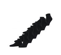 FALKE Happy Multipack M Sn cotone bassi tinta unita confezione di 6 paia, Calzini corti Uomo, Blu Dark Navy 6375, 39-42