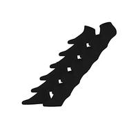 FALKE Happy Multipack W Sn cotone bassi tinta unita confezione di 6 paia, Calzini corti Donna, Nero Black 3000, 39-42