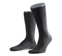 FALKE Herren Airport Calze Calze 14435 6 paia, Nero - Antracite Melange-3080, 43