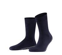 Falke Homepads M Hp Lana Cotone Con Suola In Gomma Calze da casa, Blu Marine 6120, 39/42 EU Uomo