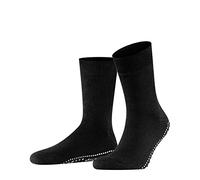 Falke Homepads M Hp Lana Cotone Con Suola In Gomma Calze da casa, Nero Black 3000, 35/38 EU Uomo