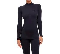Falke - Intimo tecnico caldo per donna - Longsleeved Shirt Warm Turtleneck W Black per Donne - Taglia L - Blu