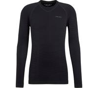 FALKE Maximum Warm Round Neck M L/s Sh Filo Funzionale Asciugatura Rapida 1 Pièce, Maglia Uomo, Nero Black 3000, M