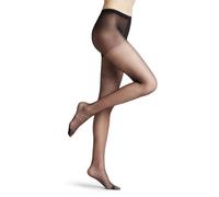 FALKE Invisible Deluxe 8 DEN W Ti ultra-trasparenti velati tinta unita 1 pezzo, Collant Donna, Nero Black 3009, S-M