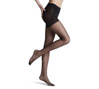 FALKE Invisible Deluxe Shaping 8 DEN W Ti ultra-trasparenti velati con effetto modellante 1 pezzo, Collant Donna, Nero Black 3009, M