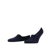 FALKE Invisible Step High Cut M In cotone invisibili tinta unita 1 paio, Calzini fantasmini Uomo, Blu Navy Melange 6127, 39-42