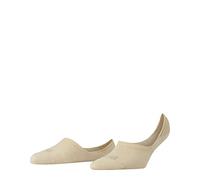 FALKE Invisible Step High Cut W In cotone invisibili tinta unita 1 paio, Calzini fantasmini Donna, Beige Cream 4011, 37-38