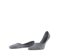 FALKE Invisible Step Medium Cut Box M In cotone invisibili tinta unita 1 paio, Calzini fantasmini Uomo, Grigio Light Grey Melange 3390, 47-48