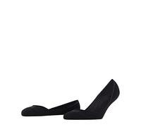 FALKE Invisible Step Medium Cut Box W In cotone invisibili tinta unita 1 paio, Calzini fantasmini Donna, Nero Black 3000, 35-36