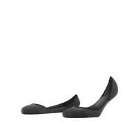 FALKE Invisible Step Medium Cut Box W In cotone invisibili tinta unita 1 paio, Calzini fantasmini Donna, Nero Black 3000, 35-36