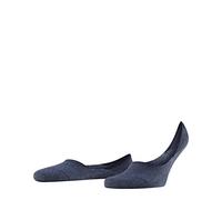 FALKE Invisible Step Medium Cut M In cotone invisibili tinta unita 1 paio, Calzini fantasmini Uomo, Blu Navy Melange 6127, 39-40