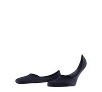 FALKE Invisible Step Medium Cut M In cotone invisibili tinta unita 1 paio, Calzini fantasmini Uomo, Blu Dark Navy 6375, 41-42