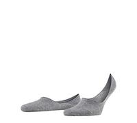 FALKE Invisible Step Medium Cut M In cotone invisibili tinta unita 1 paio, Calzini fantasmini Uomo, Grigio Light Grey Melange 3390, 45-46