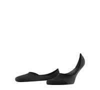FALKE Invisible Step Medium Cut M In cotone invisibili tinta unita 1 paio, Calzini fantasmini Uomo, Nero Black 3000, 45-46